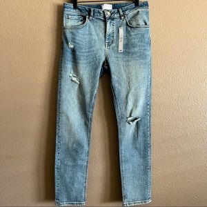 ASOS Skinny Distressed Jeans Size 30 NWT